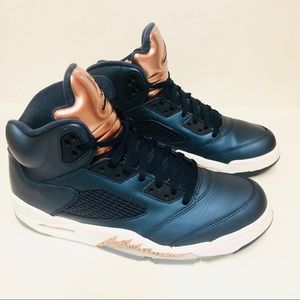 Nike Air Jordan 5 Retro BronzeBlue Gold 136027-416